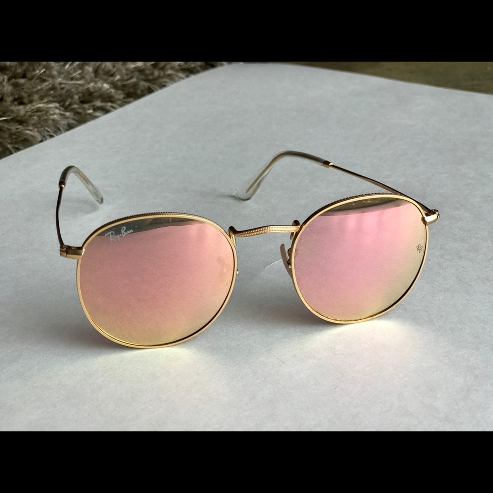 Ray Ban Original Round Metal - Rose Gold